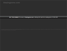 Tablet Screenshot of blazingzone.com